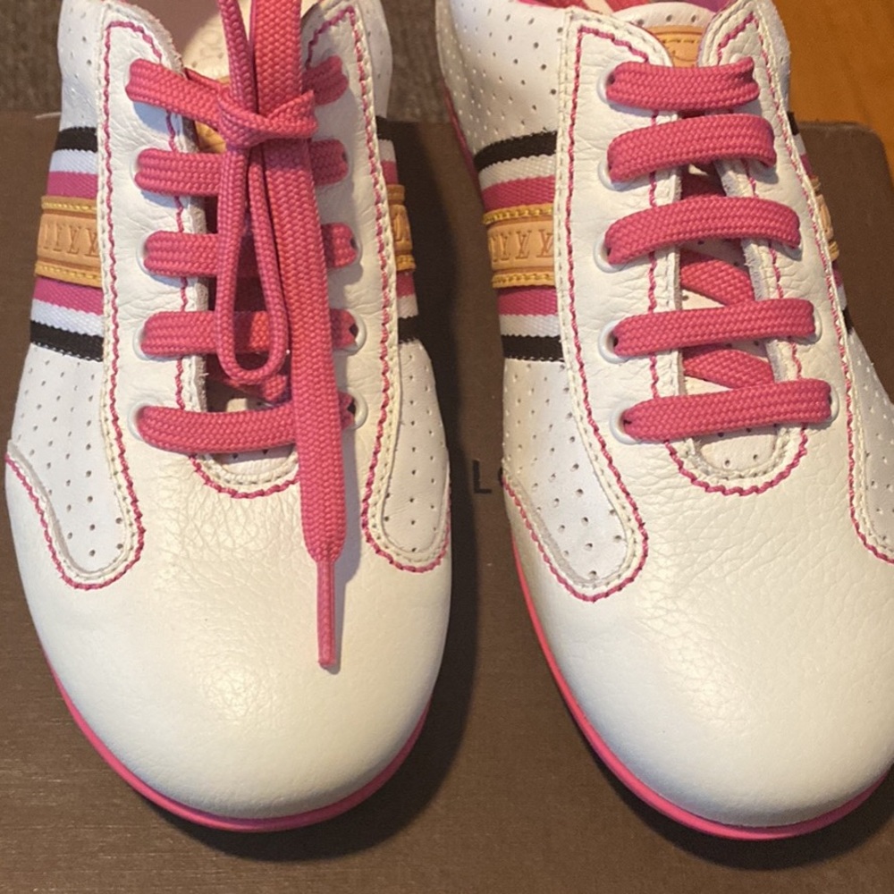 100% authentic size 30 Louis Vuitton sneakers. Brand new in box